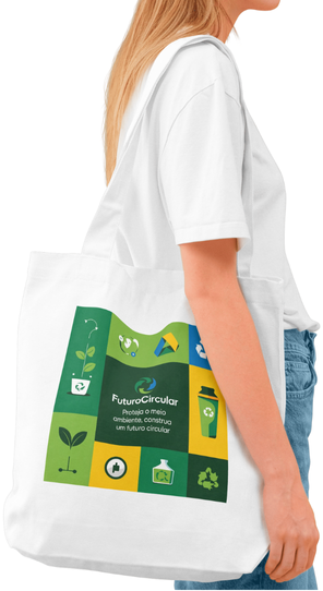 Ecobag personalizada com a marca FuturoCircular